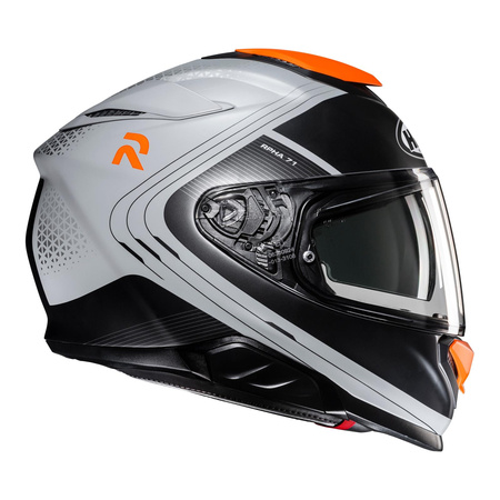 Kask motocyklowy integralny HJC RPHA 71 Frepe czarny/srebrny