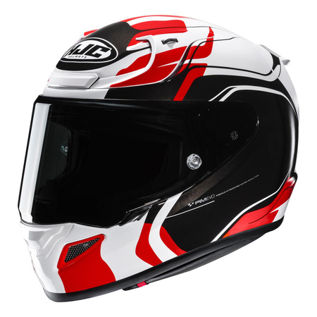 Kask motocyklowy integralny HJC RPHA 12 Lawin biały/czerwony