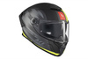Kask motocyklowy integralny MT Thunder 4 SV Threads szary-zielony matowy