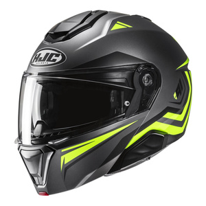 Kask motocyklowy HJC I71N Tricus czarny/żółty