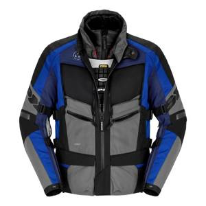 Kurtka motocyklowa SPIDI 4 SEASON EVO BLUE szary czarny niebieski