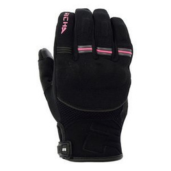Rękawice motocyklowe damskie RICHA SCOPE LADY PINK czarny różowy