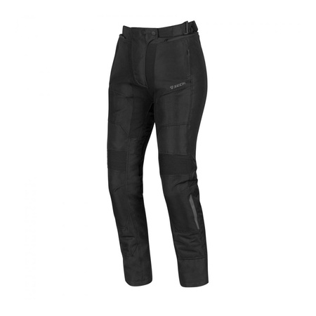 Spodnie motocyklowe damskie SECA HYBRID III LADY BLACK czarny