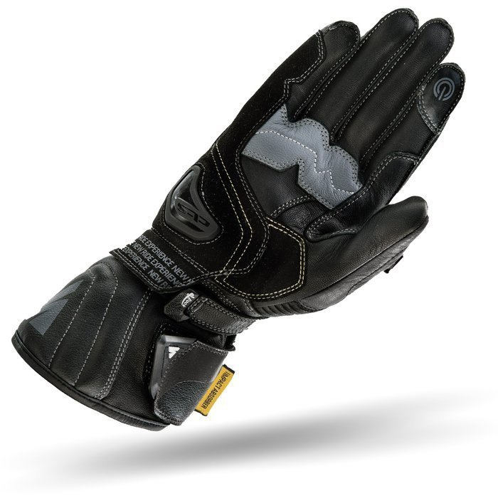 Rękawice motocyklowe skórzane sportowe Shima STR-2 GLOVES czarny