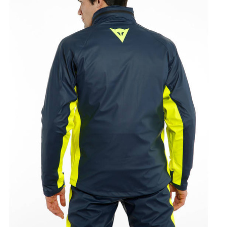 Kurtka przeciwdeszczowa motocyklowa DAINESE STORM 2 niebieski żółty fluo