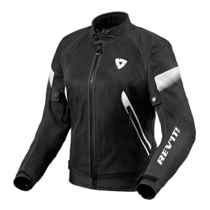 Kurtka tekstylna damska REVIT CONTROL AIR H2O LADY BLACK/WHITE czarny biały