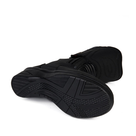 Damskie buty motocyklowe na obcasie OZONE RAPID HIGH HEEL matowy czarne