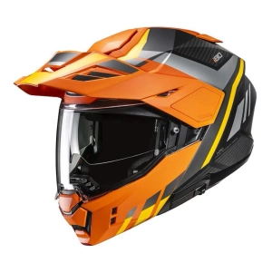 Kask szczękowy HJC I80 IMES ORANGE/BLACK pomarańczowy czarny