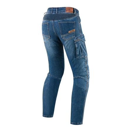 Jeansy motocyklowe Rebelhorn VANDAL DENIM niebieski