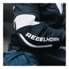 Kurtka motocyklowa skórzana Rebelhorn VANDAL czarny-biały