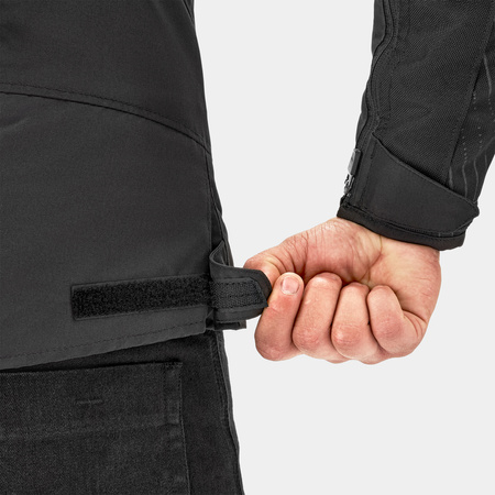 Kurtka motocyklowa tekstylna Shima SOLID 2.0 czarny/biały