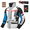 Kurtka motocyklowa SECA ARRAKIS III GREY/BLUE/RED szary niebieski czerwony
