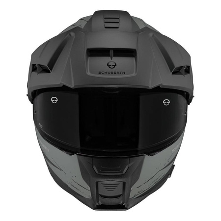 Kask motocyklowy SCHUBERTH E2 ECE EXPLORER ORANGE szary pomarańczowy czarny