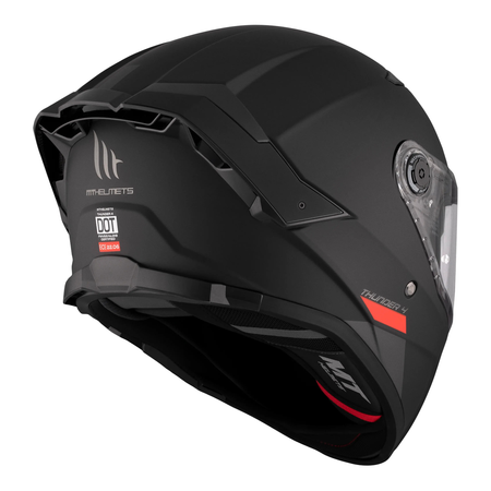 Kask motocyklowy MT THUNDER 4 SV SOLID MATT BLACK czarny mat