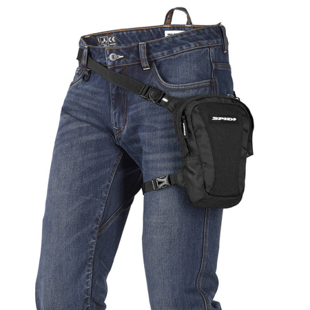 Torba motocyklowa na udo SPIDI LEG BAG BLACK czarny