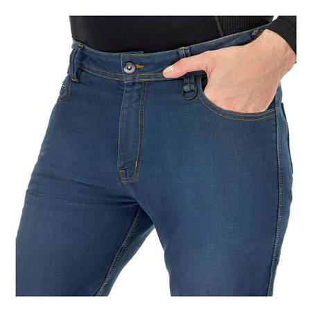 Spodnie jeans SHIMA RIDGE BLUE niebieski