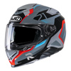 Kask motocyklowy integralny HJC RPHA 71 Hapel szary/czerwony