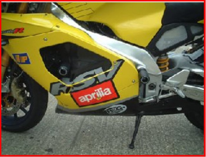 Crash Pady R&G do Aprilia RSV Mille 0103/RSVR Top Fairing