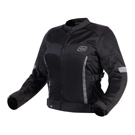 Damska kurtka motocyklowa miejska tekstylna OZONE DART czarna