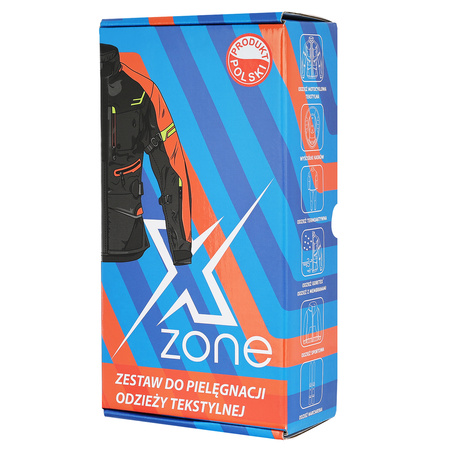 Zestaw Xzone do pielęgnacji odzieży motocyklowej tekstylnej