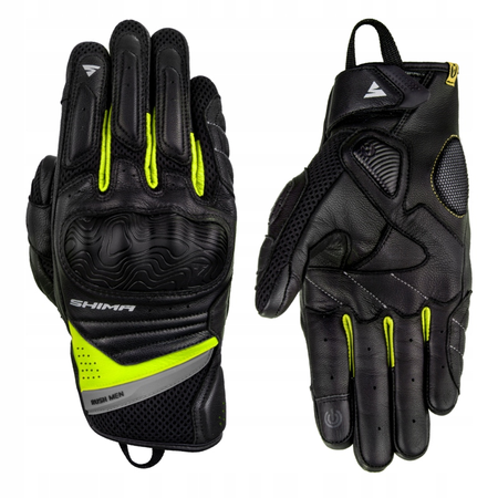 Rękawice motocyklowe miejskie Shima RUSH GLOVES fluo