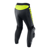 Spodnie skórzane motocyklowe Rebelhorn REBEL czarny-żółty fluo