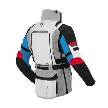 Kurtka motocyklowa SECA ARRAKIS III GREY/BLUE/RED szary niebieski czerwony