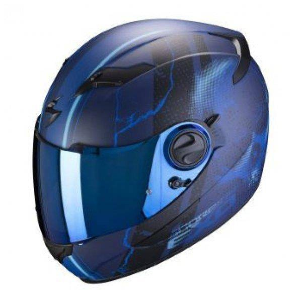 Kask motocyklowy integralny Scorpion Exo-490 Dar niebieski matowy