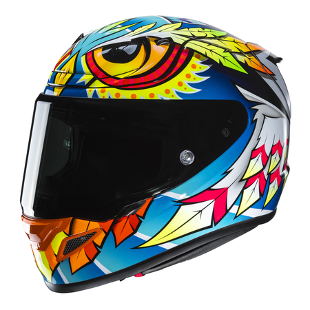 Kask motocyklowy integralny HJC RPHA 12 Spasso niebieski/czerwony