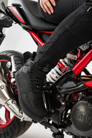 Damskie trampki/buty motocyklowe Shima REBEL 2.0 VENT czarny