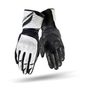 Damskie rękawice motocyklowe skórzane turystyczne Shima MONDE biały