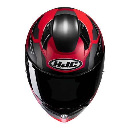 Kask motocyklowy integralny HJC C10 Tins czarny/czerwony