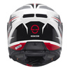Kask motocyklowy SCHUBERTH S3 ECE APEX WHITE czarny biały czerwony