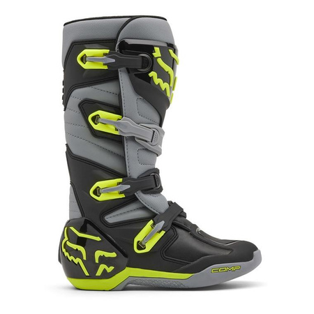 Buty motocyklowe FOX Comp Grey Yellow