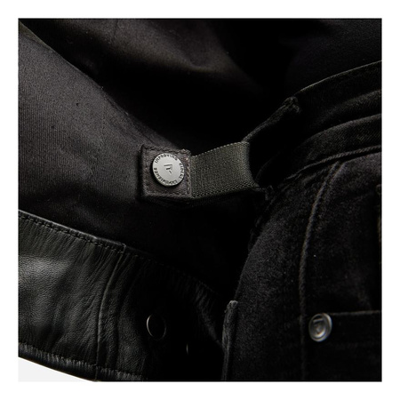 Damska kurtka motocyklowa skórzana Rebelhorn HUNTER II czarny mat