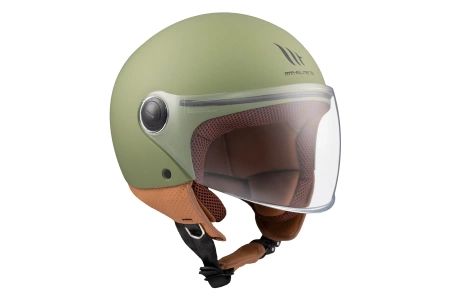Kask motocyklowy MT STREET S SOLID GREEN zielony