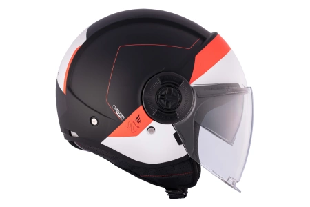 Kask motocyklowy MT VIALE SV S 68 UNIT MATT RED czarny biały czerwony