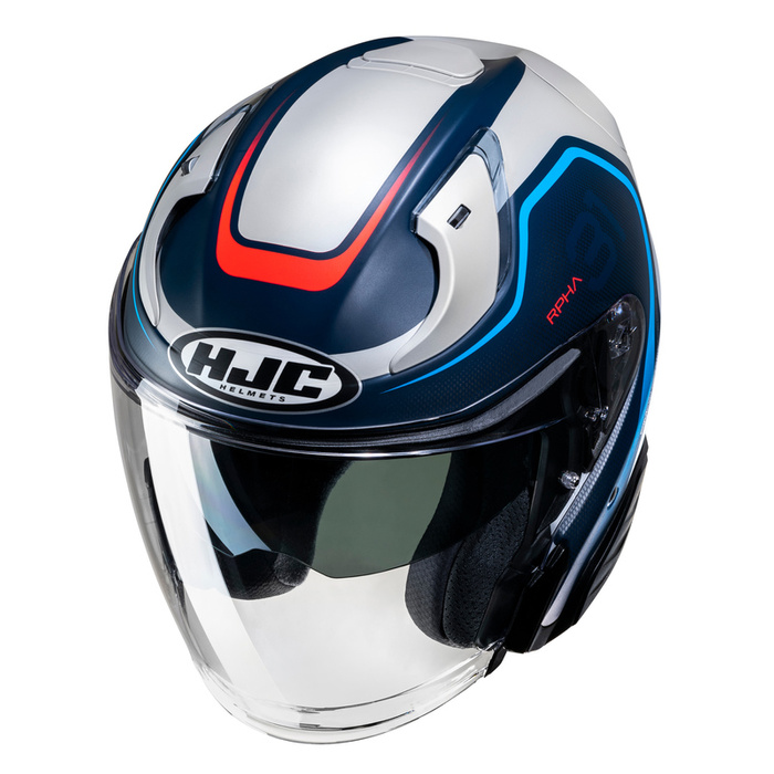 Kask motocyklowy otwarty HJC RPHA 31 Kouv czarny/srebrny