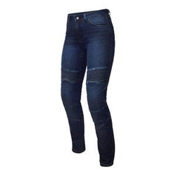 Damskie jeansy motocyklowe OZONE AGNESS II niebieskie