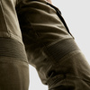 Jeansy motocyklowe OZONE FASTER Tapered Fit oliwkowe