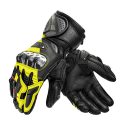 Rękawice motocyklowe sportowe skórzane Shima RS-3 fluo