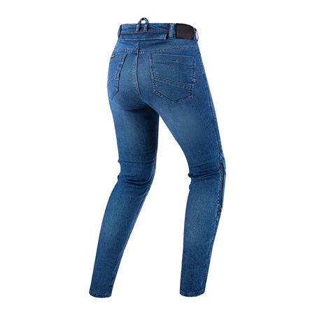 Damskie jeansy motocyklowe Shima METRO niebieski