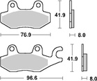 SBS KLOCKI HAMULCOWE KH165 / KH215 RACING DUAL CARBON KOLOR CZARNY