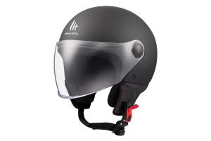 Kask motocyklowy MT STREET S SOLID MATT BLACK czarny mat