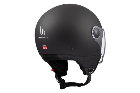 Kask motocyklowy MT STREET S SOLID MATT BLACK czarny mat