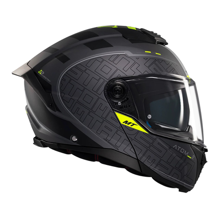 Kask motocyklowy MT ATOM 2 SV DESTINY MATT BLACK/GREY