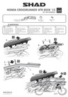 Stelaż kufra bocznego 3P motocyklowego SHAD do Honda Cross Runner
