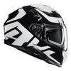 Kask motocyklowy integralny HJC F71 Bard czarny/biały