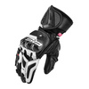 Rękawice motocyklowe damskie SHIMA RS-3 LADY WHITE czarny biały