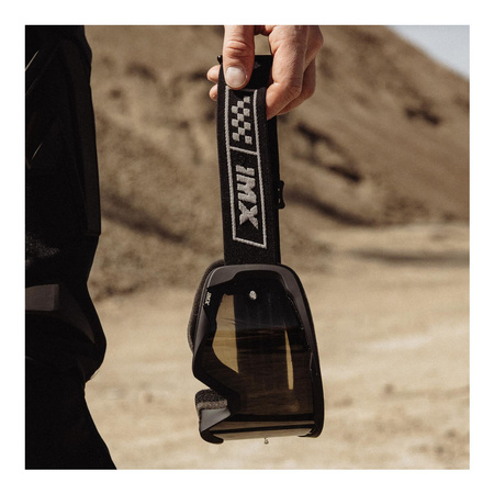 Gogle motocyklowe IMX Endurance Race - Szyba Dark Smoke + Clear (2 szyby w zestawie)